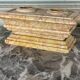 Yellow marble inkwell Sainte Beaume