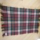 Jaeger tartan pattern blanket, 100% wool - 117x87 - Ref 855