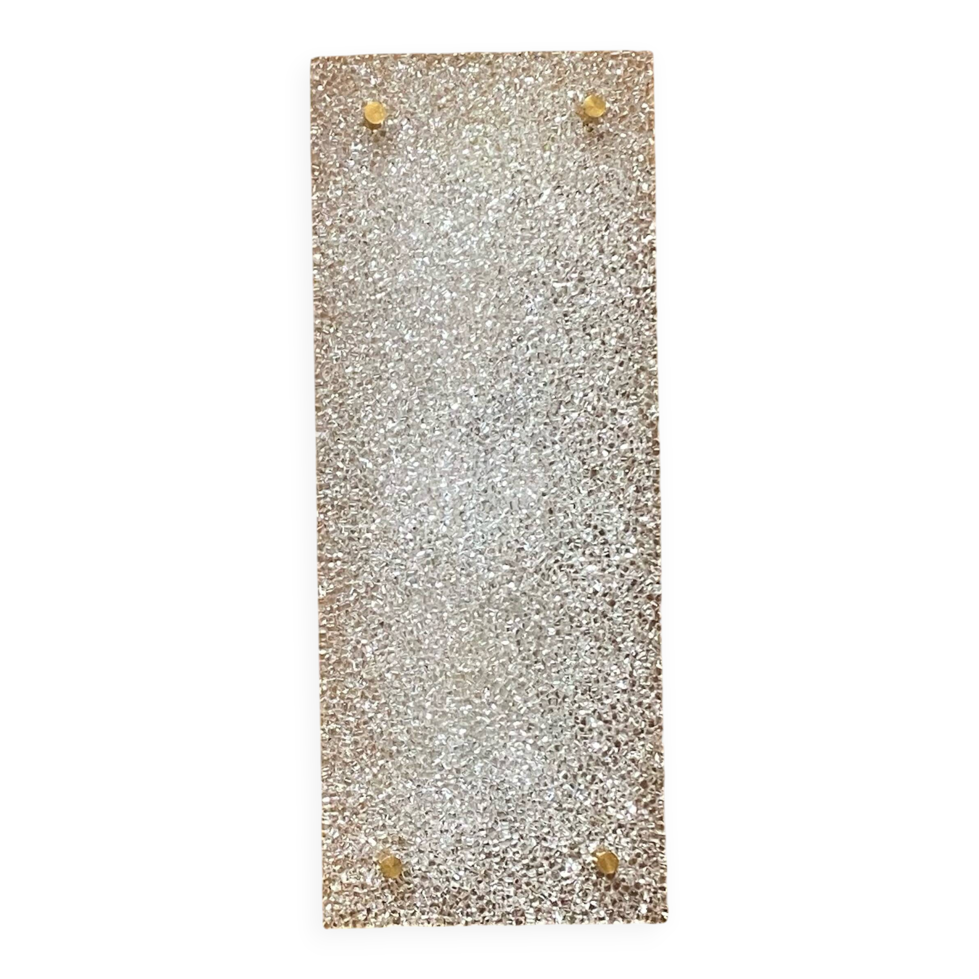 Minimalist applique design in Perplex 1970