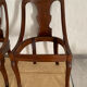 Two mahogany Empire Gondola chairs