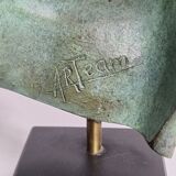 Bust of Aphrodite in plaster or bronze patinated resin