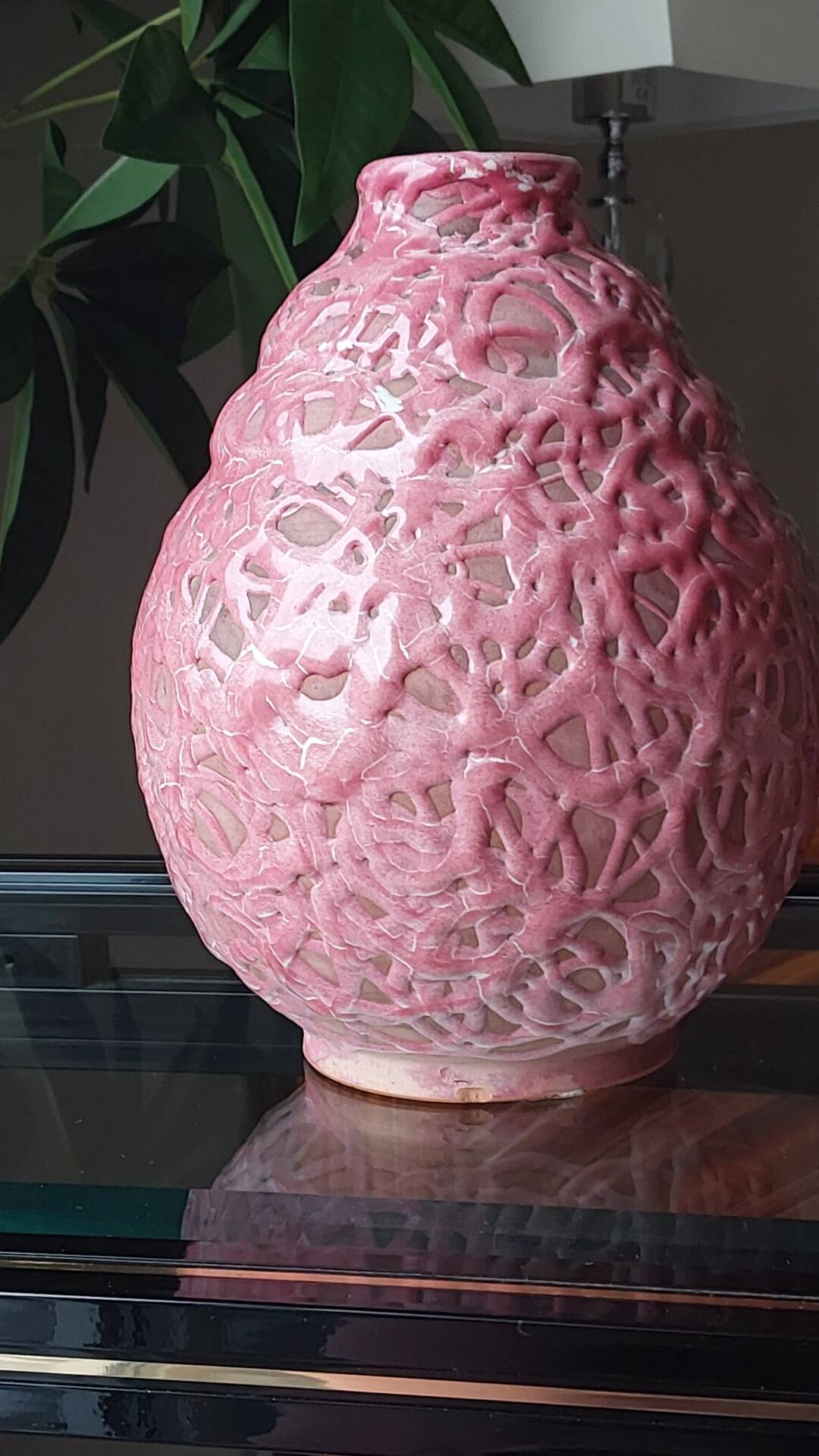 Art Deco vase from the Charentaise Faïencerie