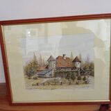 Lithographie aquarellie