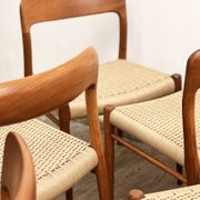 Set of 6 dining chairs by Niels O. Møller for J.L. Mollers