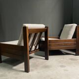 A pair of 1960's minimalist lounge chairs