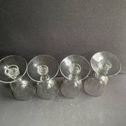 4 verres à eau XIXème – Établissements Legras