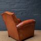 French leather club chair, circa 1930