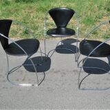 Set of three Linda Chairs, Italy, 1980s