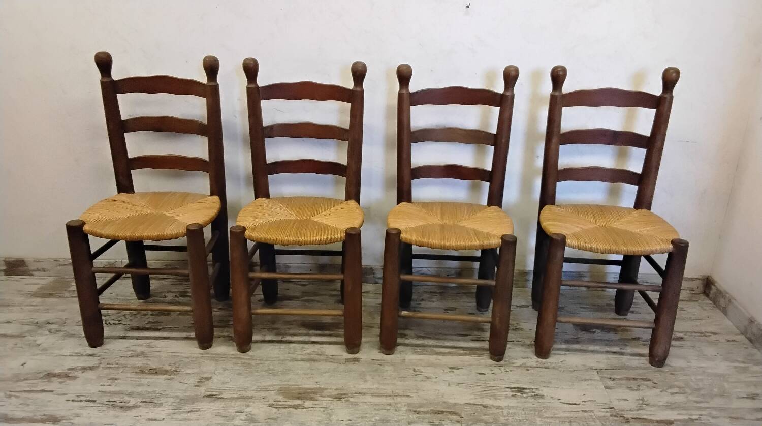 Chairs, armchairs, stools in the style of Charles Dudouyt