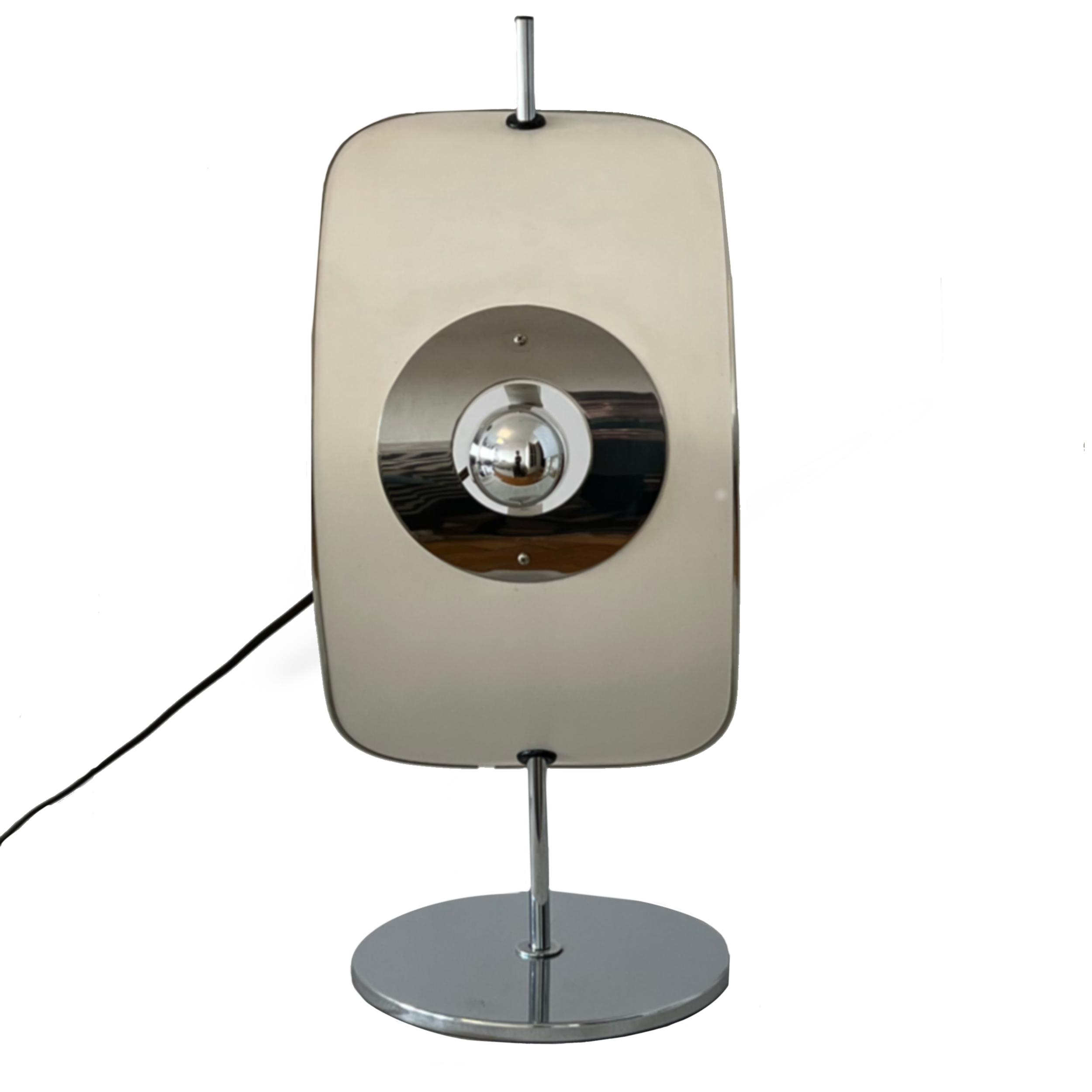 PATENTATTO CHROME AND LACQUER LAMP!) /) ITALY