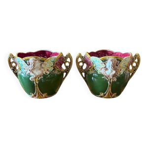 Paire de cache-pots en