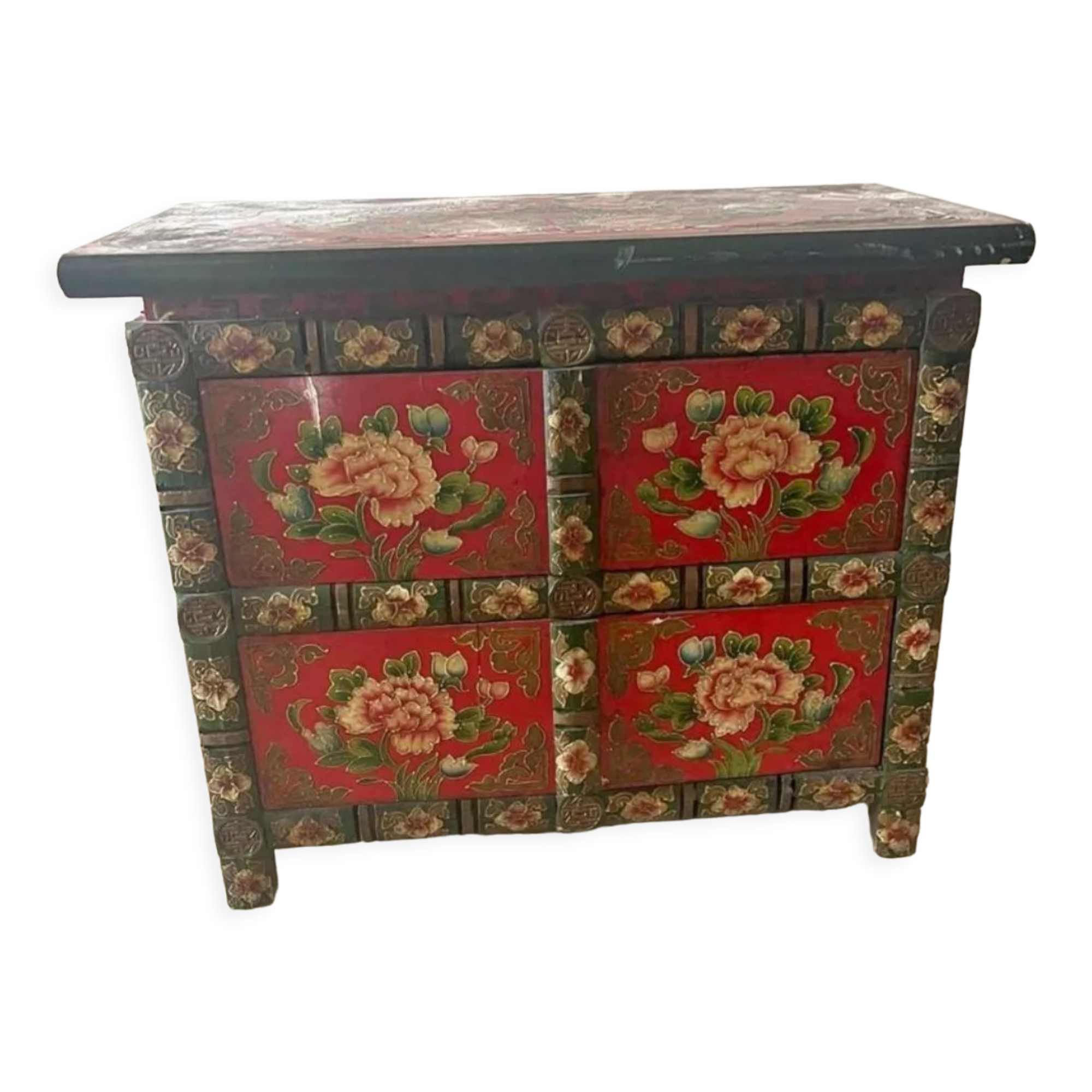 Ethnic furniture 4 drawers