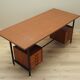 Bureau en acajou, design italien, années 1970, production : Italie