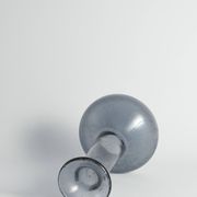 Scandinavian Modern Blue Glass Vase by Erik Höglund for Boda, Sweden 1960's