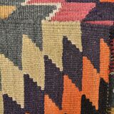 5x8 Colorful Tribal Pattern Kilim Area Rug, 166x247Cm