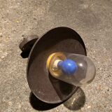 Industrial swan neck wall light