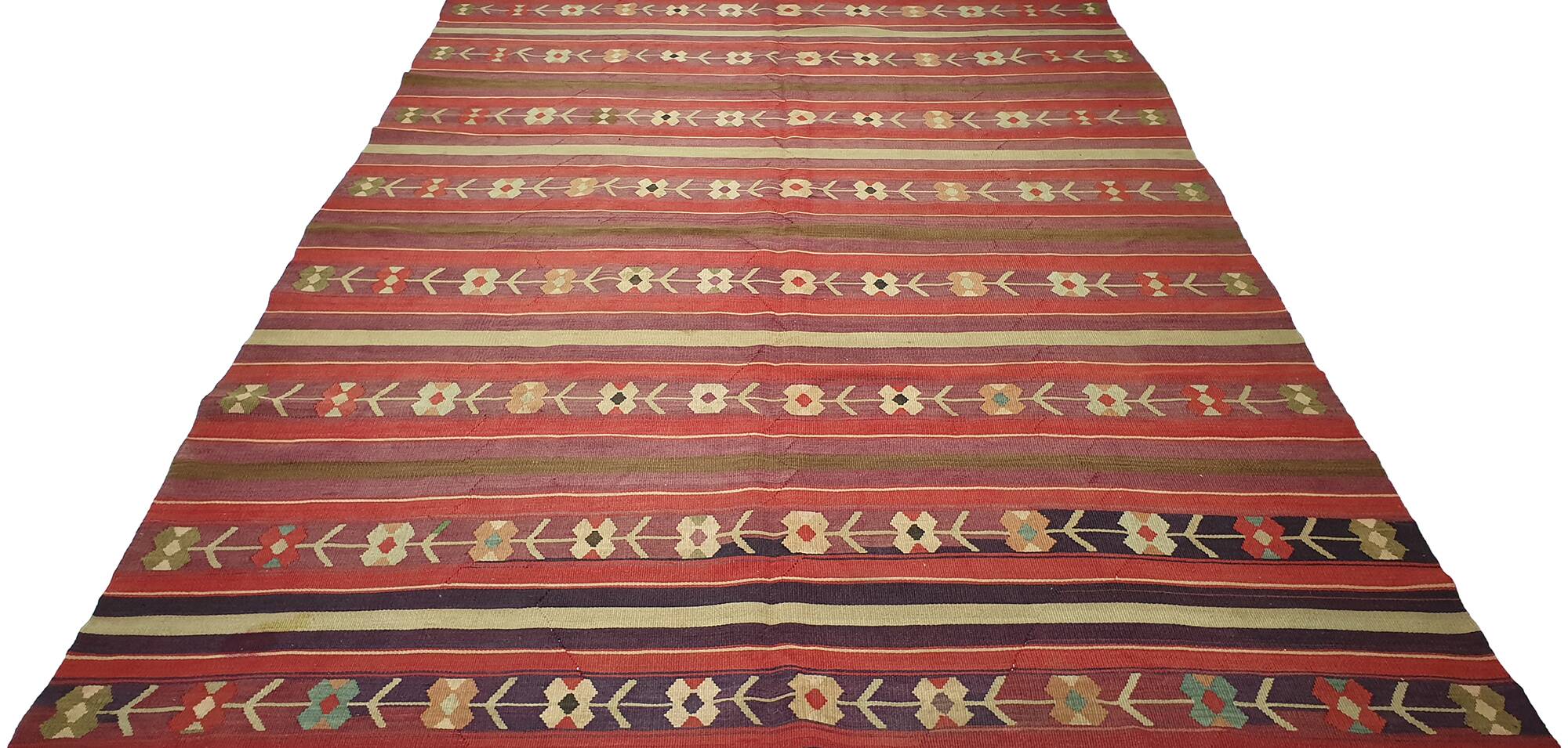 Turkish kilim rug, 293x208 cm, MYK-817