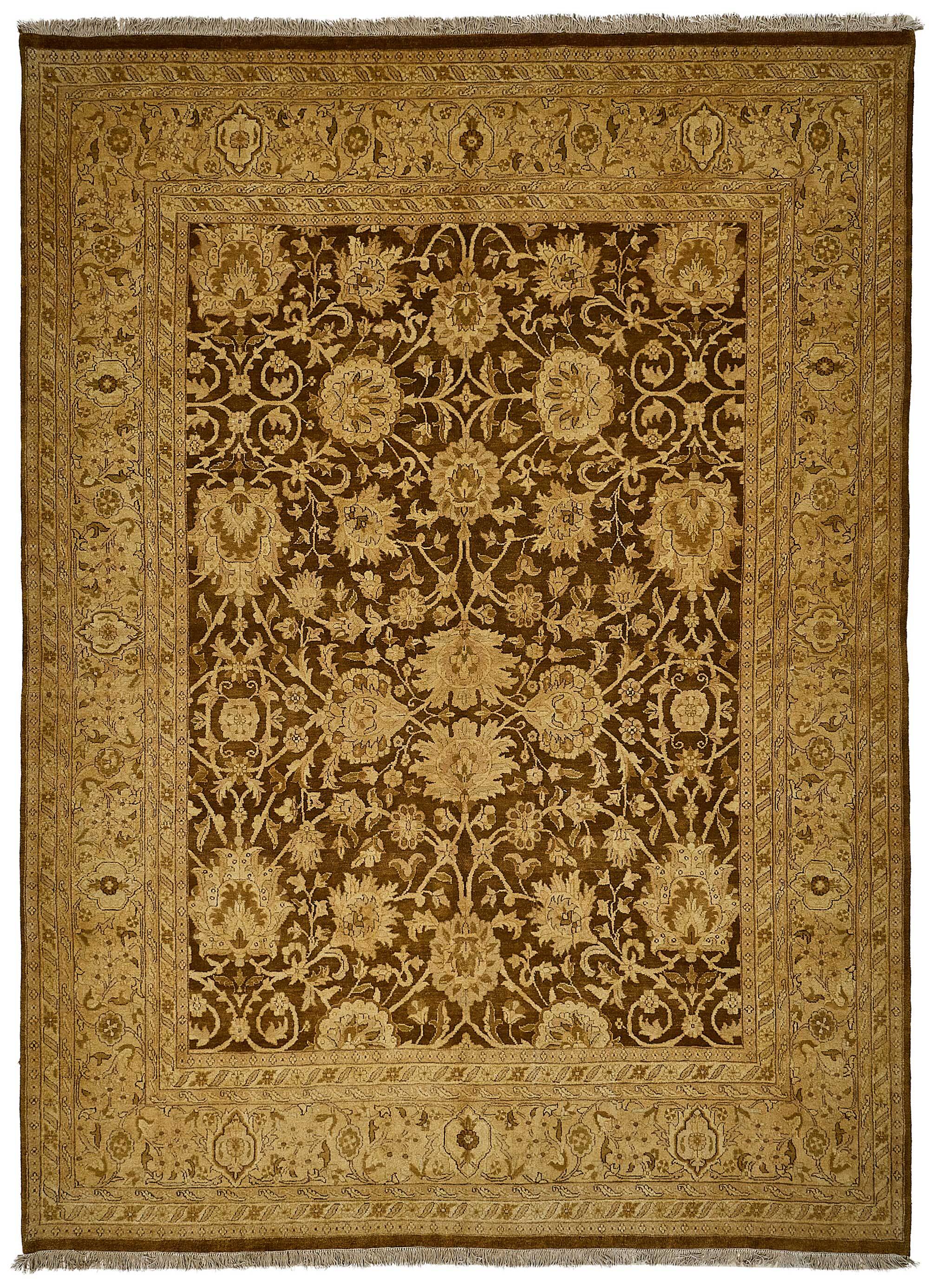 Turkish Handknotted Wool Oushak Rug 274 cm x 370 cm