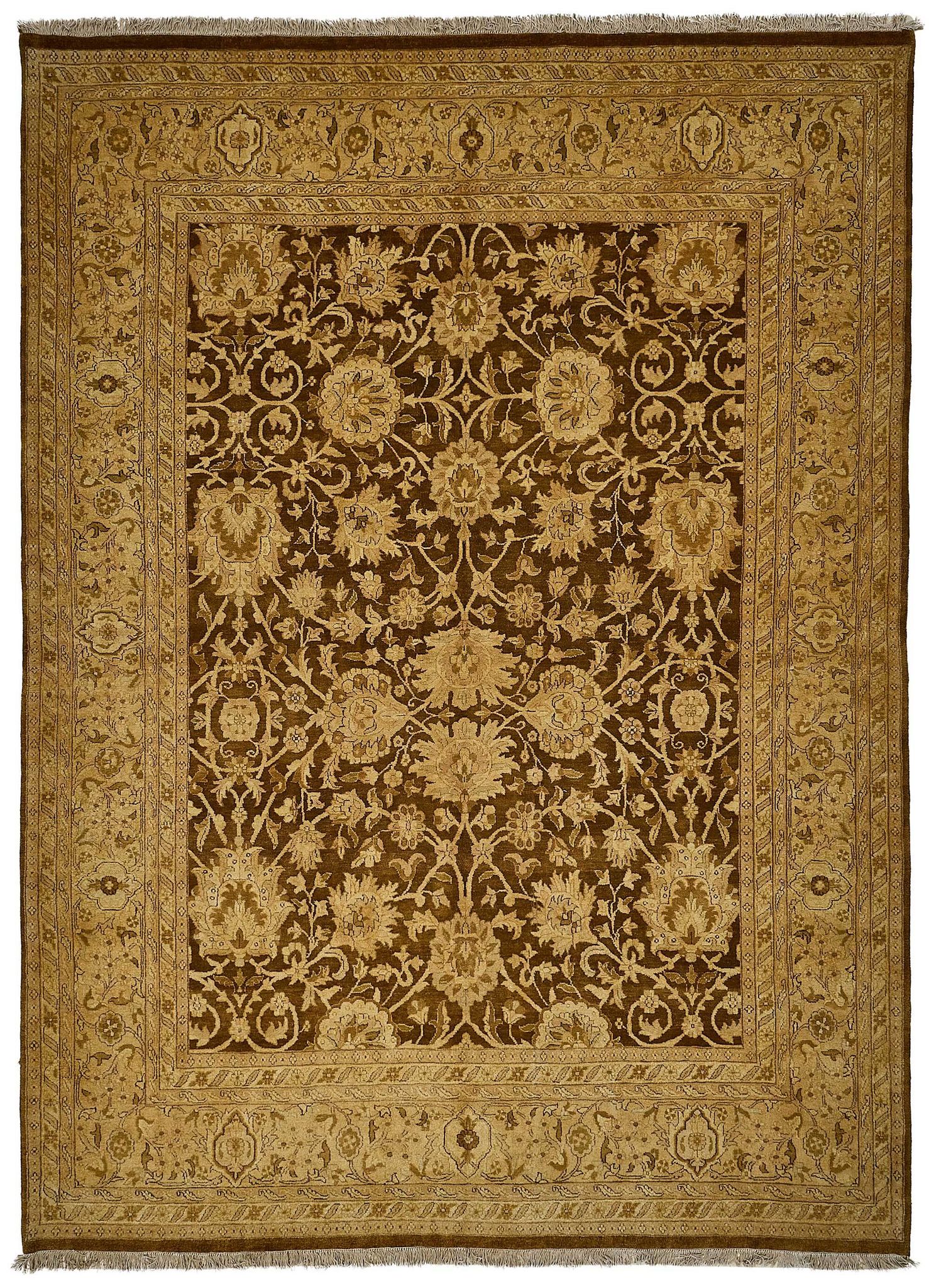 Turkish Handknotted Wool Oushak Rug 274 cm x 370 cm