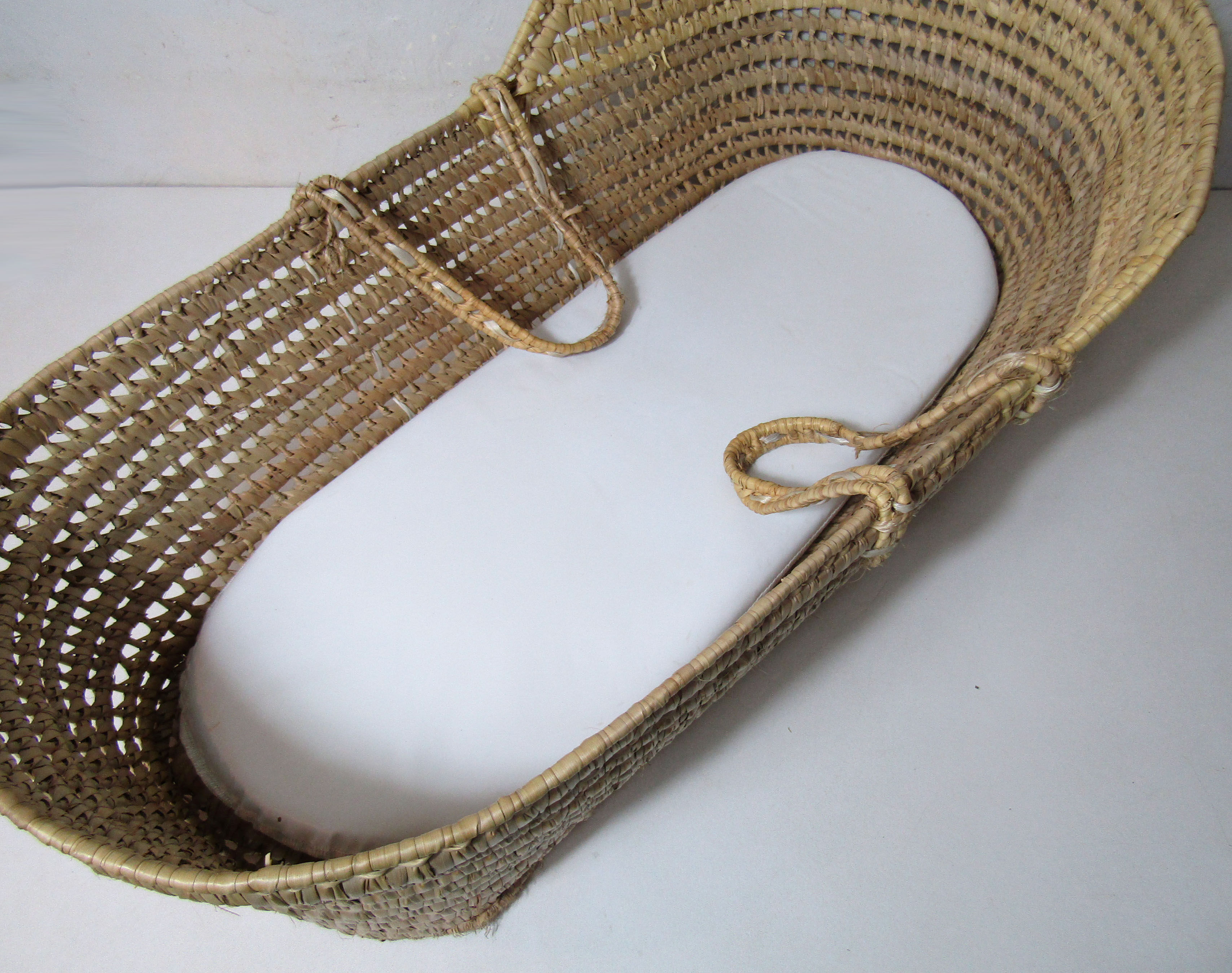 Old rattan baby cuff