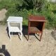 2 small bedside tables