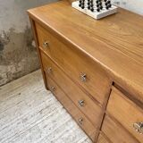 XXL golden oak craft furniture from the 50s