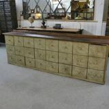 Meuble de métier patiné 24 tiroirs 1950’s