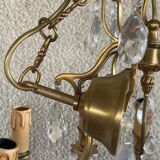 Pair of chandeliers with pendant