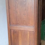 Double curtain binder of solid oak notary 1930