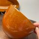 3 glazed ceramic dishes