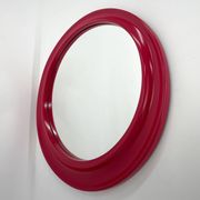 1980's Italian Round Wall Mirror 77cm