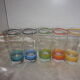 Lot de 5 verres à orangeade année 70