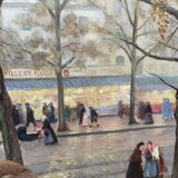 Painting "A Street of Rouen"