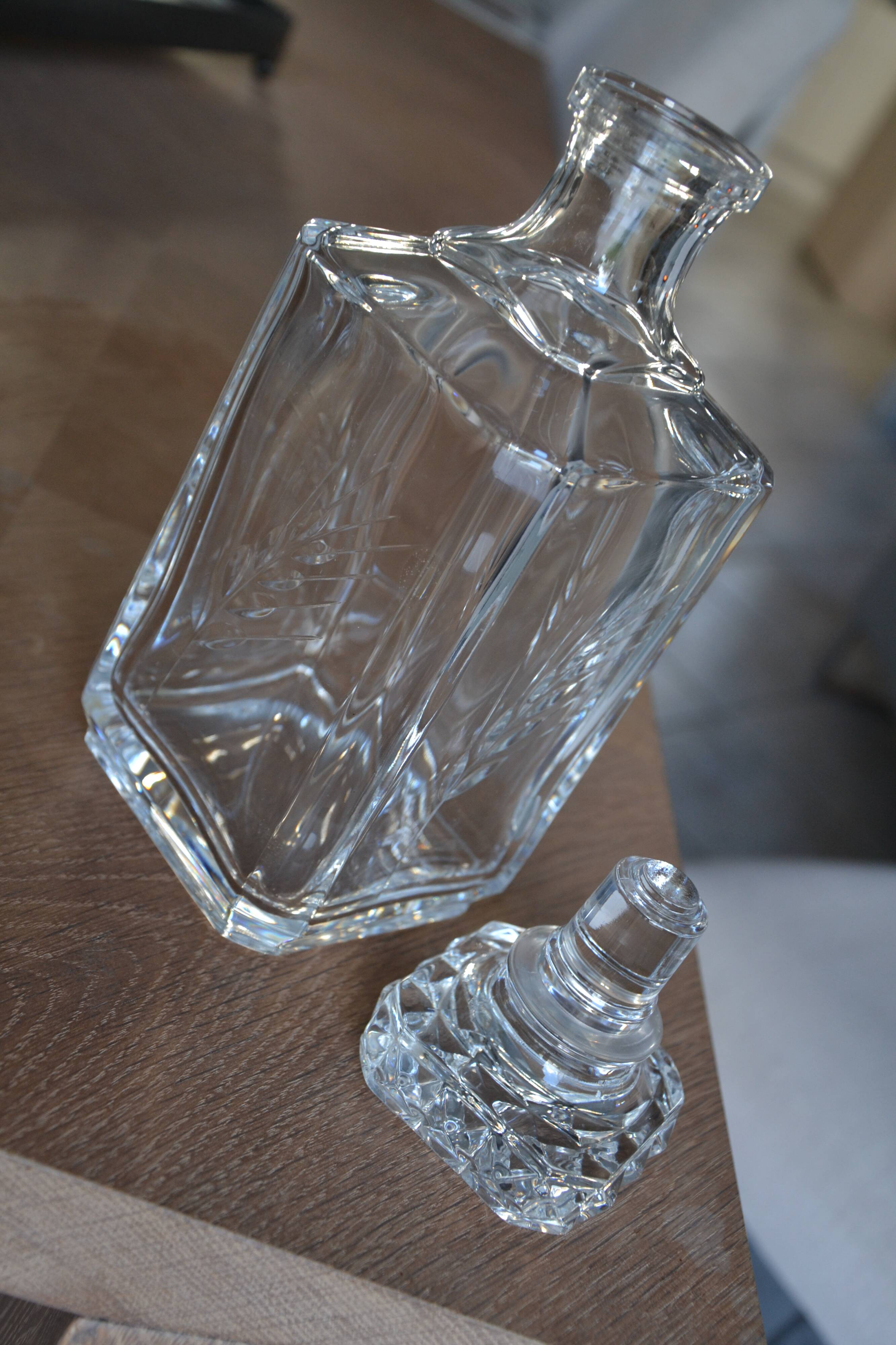 Crystal whisky carafe from Arques