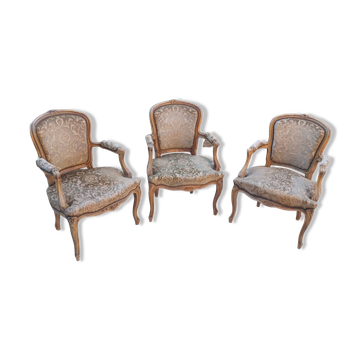 Fauteuils louis xv