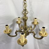 5-light bronze chandelier