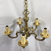 5-light bronze chandelier