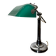 Desk lamp, notary, banker, green opaline, art deco 1930