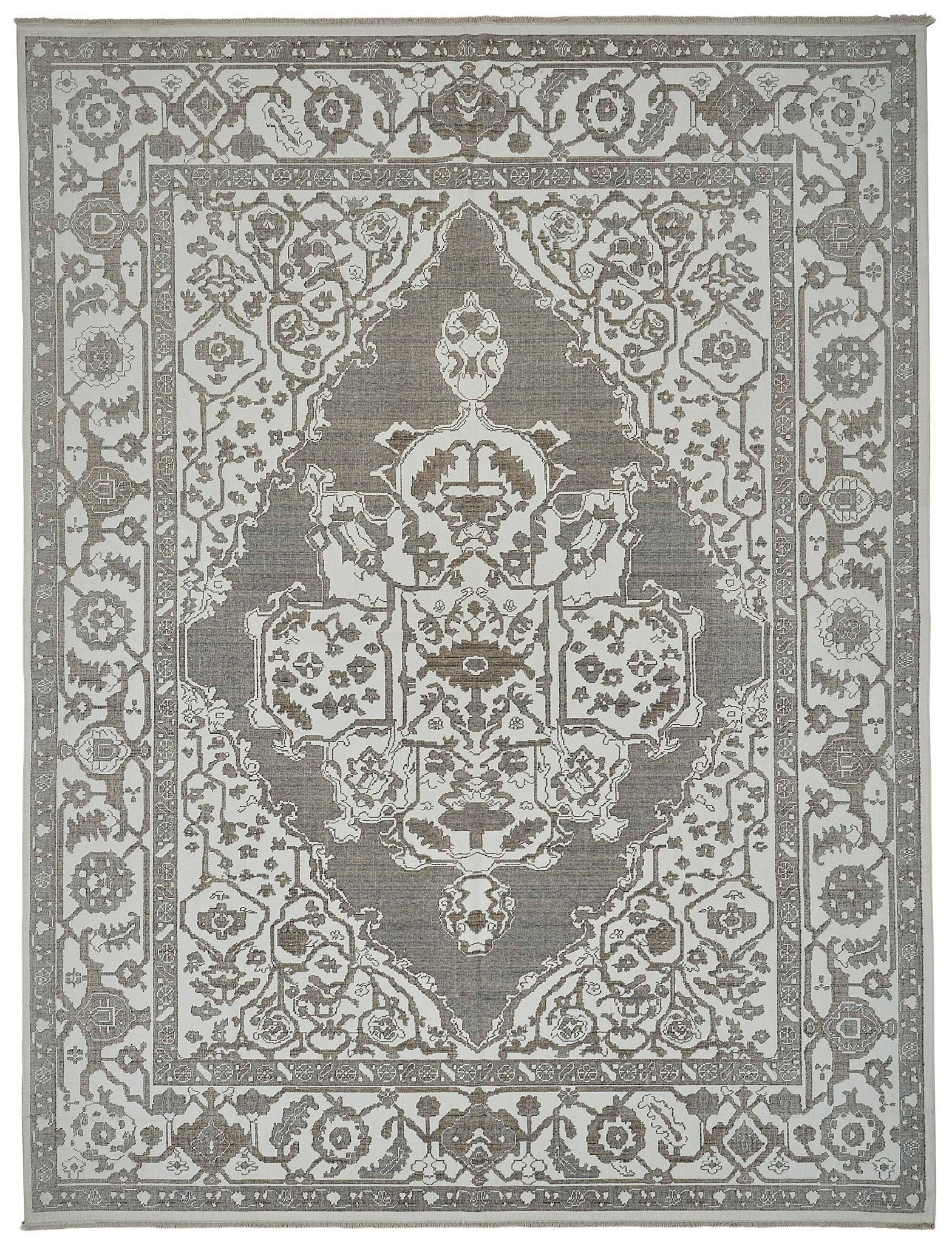 Turkish Handcrafted Loom Oushak Rug 270 cm x 358 cm