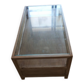 Solid wood coffee table