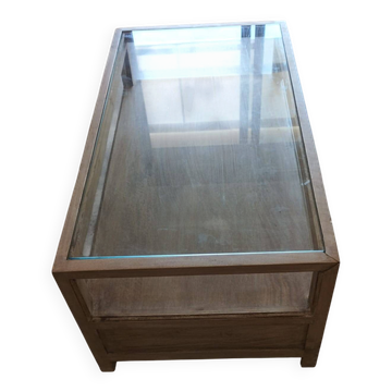 Table basse en bois massif