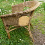 60s wicker chair