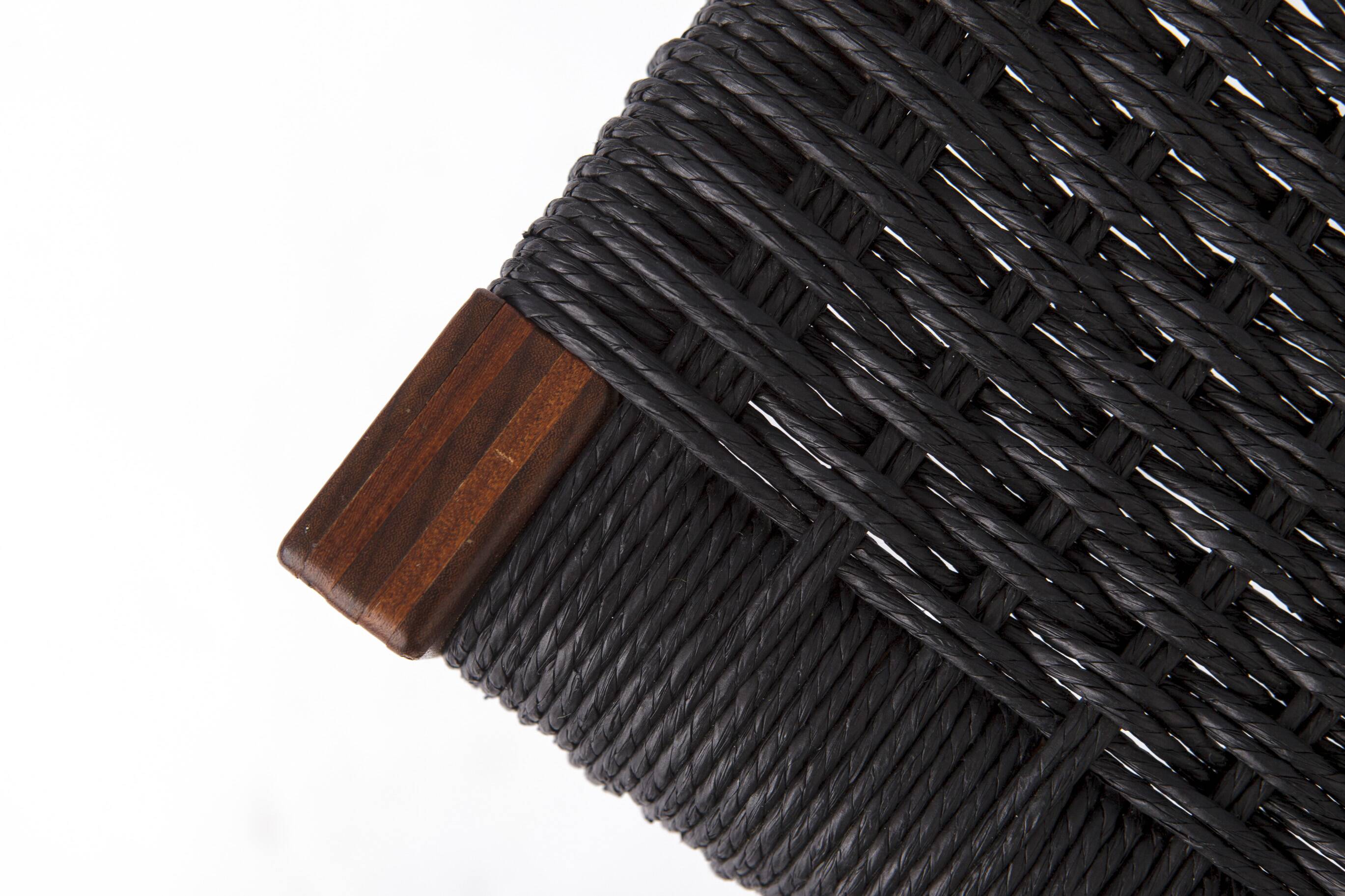 Vintage Poul Cadovius Chair “Pia” for Cado, Danish Teak Chair 1960s, Black