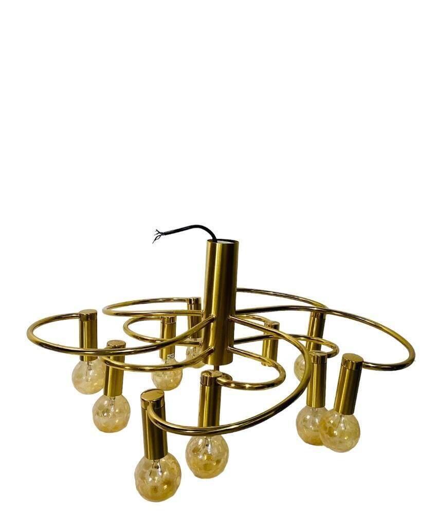 lustre suspendu vintage 'doré'