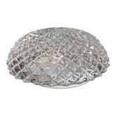 Vintage moulded glass wall light / ceiling light