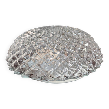 Vintage moulded glass wall light / ceiling light