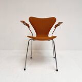 Wooden 3207 chair by Arne Jacobsen for Fritz Hansen, 1980s