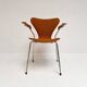 Wooden chair 3207 by Arne Jacobsen for Fritz Hansen, 1980s.