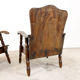 Paire de fauteuils en bois de teck sculpté Indonésie
