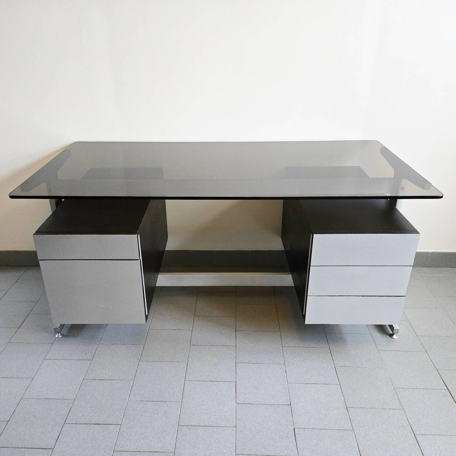 Vintage 1970 desk by Etienne Fermigier for JFR